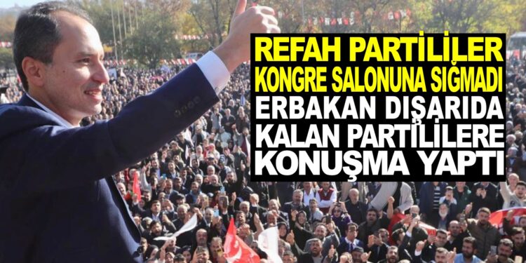 YENİDEN REAFH PARTİSİ 2.OLAĞAN KONGRESİNİ YAPTI.PARTİLİLER ANKARA’DA DÜZENLENEN SPOR SALONUNA SIĞMADI