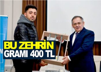BU ZEHRİN GRAMI 400 LİRA