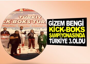 GİZEM BENGİ KİCK BOKS ŞAMPİYONASINDA  TÜRKİYE 3.OLDU