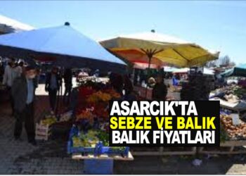 ASARCIK’TA SEBZE VE BALIK FİYATLARI