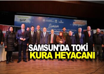 SAMSUN’DA TOKİ KURA HEYACANI