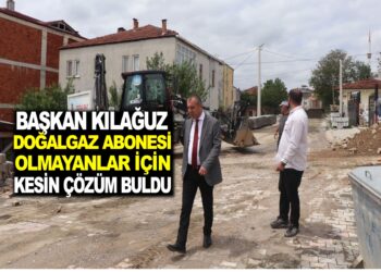 BAŞKAN ŞERİF KILAĞUZ DOĞALGAZ ABONESİ OLMAYANLAR İÇİN ÇÖZÜM BULDU