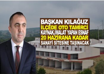 BAŞKAN ŞERİF KILAĞUZ ASARCIK ESNAFI 20 HAZİRANA KADAR KÜÇÜK SANAYİ SİTESİNE TAŞINACAK