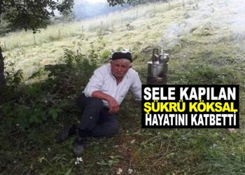SELE KAPILAN ŞÜKRÜ KÖKSAL HAYATINI KAYBETTİ