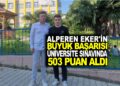 ALPEREN EKER’İN BÜYÜK BAŞARISI ÜNİVERSİTE SINAVINDA 503 PUAN ALDI