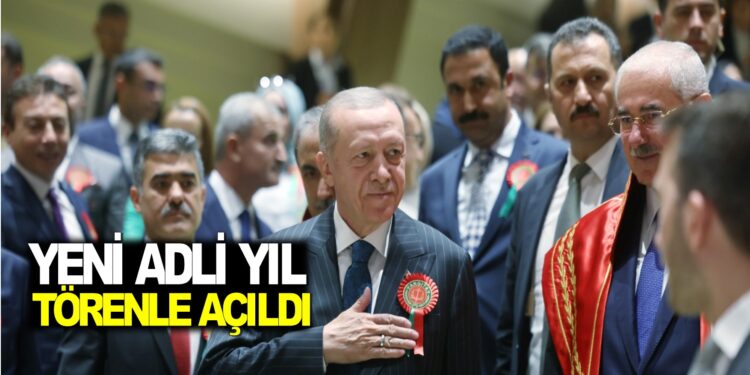 YENİ ADLİ YIL TÖRENLE AÇILDI