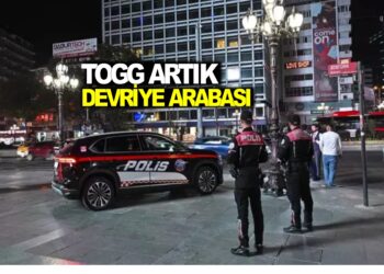 TOGG ARTIK DEVRİYE ARABASI!