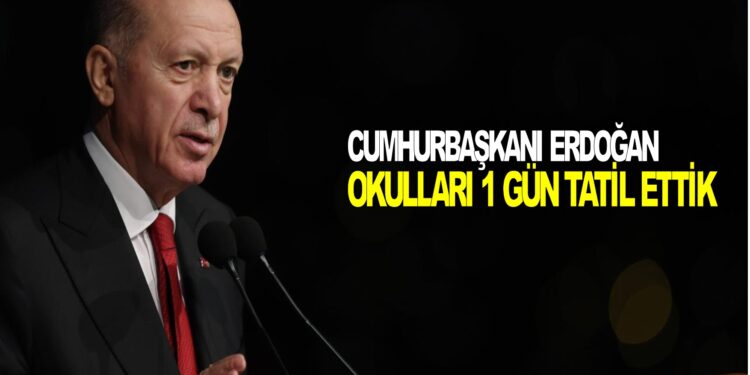 OKULLAR 1 GÜN ARAYLA TATİL EDİLDİ