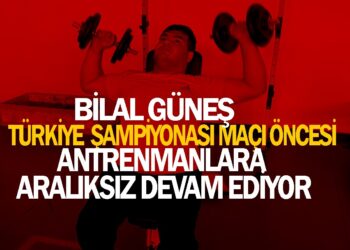 BİLAL GÜNEŞ TÜRKİYE ŞAMPİYONASI MAÇI ÖNCESİ ANTRENMANLARA HIZ KESMEDEN DEVAM EDİYOR