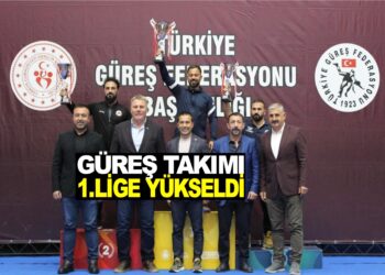 GÜREŞ TAKIMI 1.LİGE YÜKSELDİ