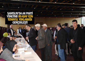 SAMSUN’DA AK PARTİ YÖNETİMİ, 89 ADAY İÇİN TEMAYÜL YOKLAMASINDA OYUNU KULLANDI