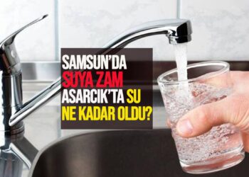 SAMSUN’DA SUYA ZAM GELDİ ASARCIK’TA SU NE KADAR OLDU?