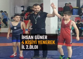 İHSAN GÜNER 4 KİŞİYİ YENEREK İL 2.OLDU