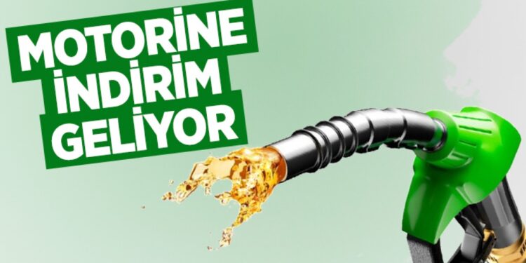 MOTORİNE İNDİRİM GELİIYOR