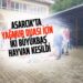 ASARCIK’TA YAĞMUR DUASI İÇİN İKİ BÜYÜKBAŞ HAYVAN KESİLDİ