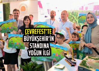 ÇEVREFEST’TE BÜYÜKŞEHİR’İN STANDINA YOĞUN İLGİ