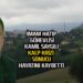 İMAM HATİP GÖREVLİSİ KAMİL SAYGILI KALP KRİZİ SONRASI HAYATINI KAYBETTİ