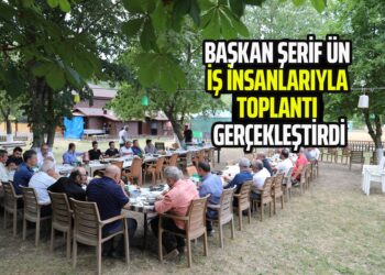 KAVAK BELEDİYE BAŞKANI ”ŞERİF ÜN” İŞ İNSANLARIYLA TOPLANTI GERÇEKLEŞTİRDİ