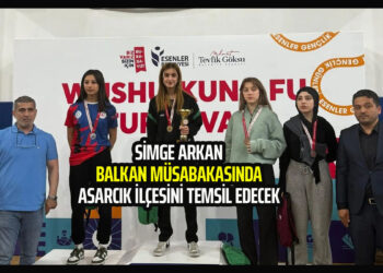 SİMGE ARKAN BALKANLARDA  MEMLEKETİM ”ASARCIK” İLÇESİNİ TEMSİL EDECEĞİM