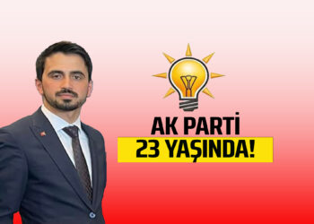 BAŞKAN İLHAN GONCA AK PARTİMİZİN 23.YIL  DÖNÜMÜNÜ HEYACANLA KUTLUYORUZ