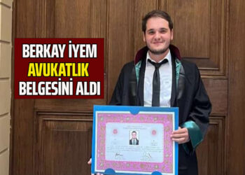 BERKAY İYEM AVUKATLIK BELGESİNİ ALDI