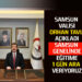 SAMSUN VALİSİ ORHAN TAVLI AÇIKLADI :  SAMSUN GENELİNDE EĞİTİME 1 GÜN ARA VERİYORUZ