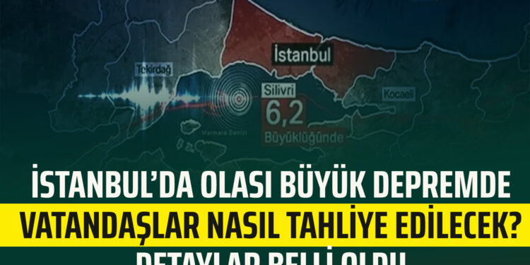 İSTANBUL’DA OLASI BÜYÜK DEPREMDE VATANDAŞLAR NASIL TAHLİYE EDİLECEK? DETAYLAR BELLİ OLDU