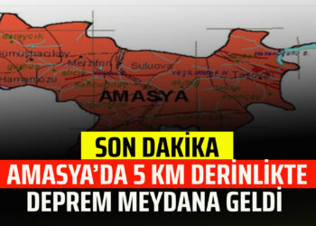 SON DAKİKA: AMASYA’DA 5 KM DERİNLİKTE DEPREM MEYDANA GELDİ!