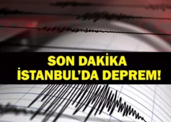 İSTANBUL’DA DEPREM OLDU