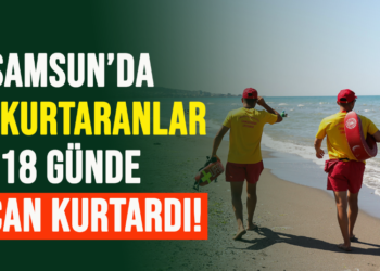 SAMSUN’DA CAN KURTARANLAR 18 GÜNDE 26 CAN KURTARDI!