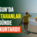 SAMSUN’DA CAN KURTARANLAR 18 GÜNDE 26 CAN KURTARDI!