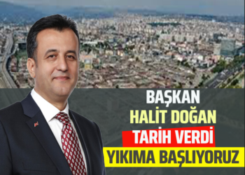 BAŞKAN HALİT DOĞAN TARİH VERDİ YIKIMA BAŞLIYORUZ