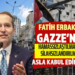 FATİH ERBAKAN GAZZE’NİN HAMASSIZLAŞTILMASI VE SİLAHSIZLANDIRILMASI ASLA KABUL EDİLEMEZ