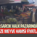 ASARCIK HALK PAZARINDA SEBZE MEYVE HAMSİ FİYATLARI