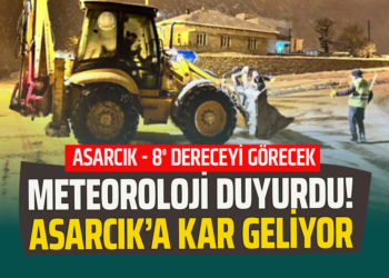 METEOROLOJİ DUYURDU : ASARCIK’A KAR GELİYOR