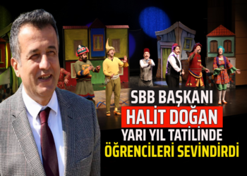 SBB BAŞKANI ”HALİT DOĞAN” YARI YIL TATİLİNDE ÖĞRENCİLERİ SEVİNDİRDİ