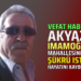 ŞÜKRÜ ISTIK VEFAT ETTİ