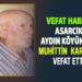 MUHİTTİN KARAKAŞ VEFAT ETTİ