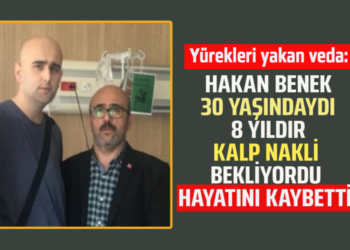 ASARCIK – GÖKGÖL MAHALLESİNDEN BAHATTİN BENEK’İN OĞLU ”HAKAN BENEK” 30 YAŞINDA HAYATINI KAYBETTİ!