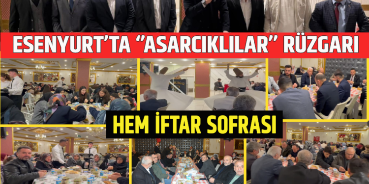 ESENYURT’TA ”ASARCIKLILAR”RÜZGARI : HEM İFTAR SOFRASI,HEM KADINLAR GÜNÜ BİR ARADA!