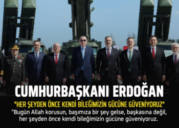 CUMHURBAŞKANI ERDOĞAN “HER ŞEYDEN ÖNCE KENDİ BİLEĞİMİZİN GÜCÜNE GÜVENİYORUZ”