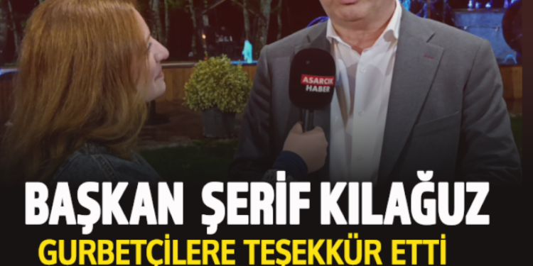 BAŞKAN KILAĞUZ’DAN TEŞEKKÜR MESAJI