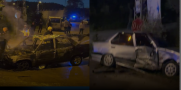 ASRCIK’TA KORKUTAN KAZA : KAZADA 1 KİŞİ YARALANDI!