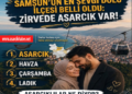 ​SAMSUN’DA YILIN EN SEVGİ DOLU İLÇESİ BELLİ OLDU: ZİRVEDE ASARCIK VAR!