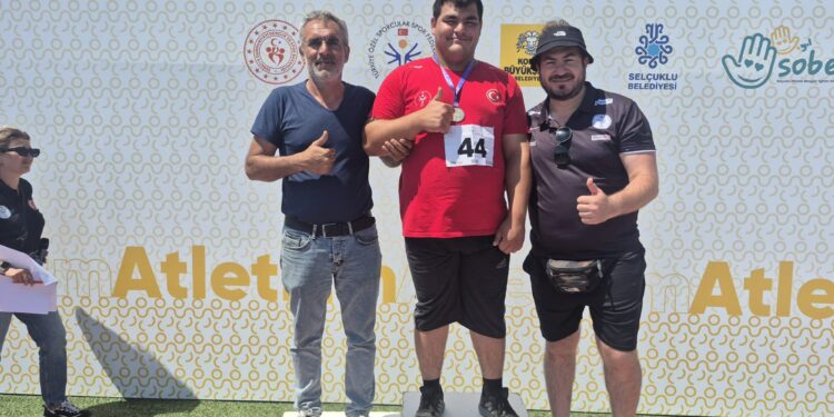 Samsunlu Özel Sporcu Bilal Güneş’ten Konya’da Çifte Altın Madalya!