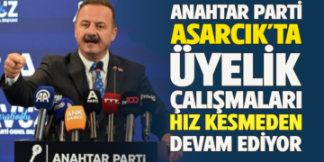 ANAHTAR PARTİ ASARCIK’TA ÜYELİK ÇALIŞMALARI HIZ KESMEDEN DEVAM EDİYOR