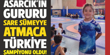 ASARCIK’IN GURURU SARE SÜMEYYE 8,5 YAŞINDA TÜRKİYE ŞAMPİYONU OLDU!